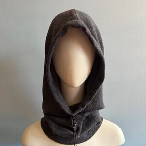 Gray Lightweight Hood w/Drawstring sz OS (Unisex)